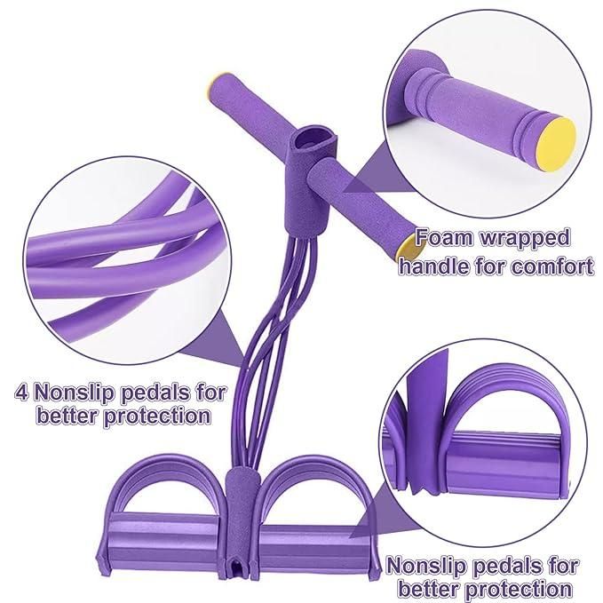 Pedal Resistance Band for Home Workout and Fitness