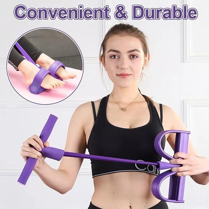 Pedal Resistance Band for Home Workout and Fitness