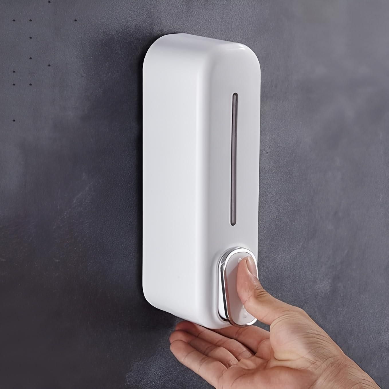 Modern Wall-Mounted Soap & Sanitizer Dispenser