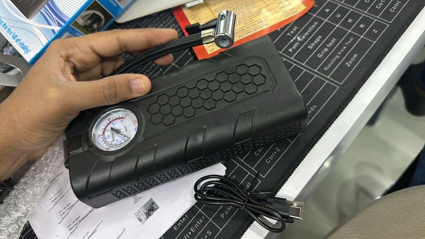 Portable On-Board Air Pump GZ000066 - Car Tire Inflator