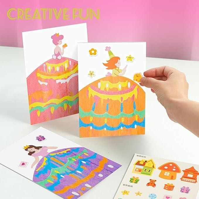 Rainbow Dot Painting Art Kit for Kids – Creative DIY Coloring & Craft Set