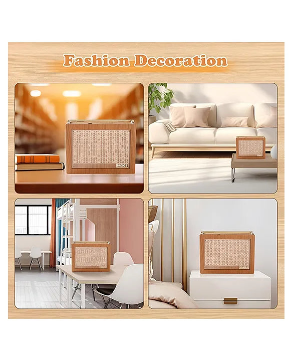 Wooden Money Piggy Bank, Money Box, Coin Box with Carved Design for Kids Children, Savings Challenge Box, Cashbox, Cash Vault Wooden Savings Box, Wooden Coin Box For Kids Wooden Money Bank Kids Toys