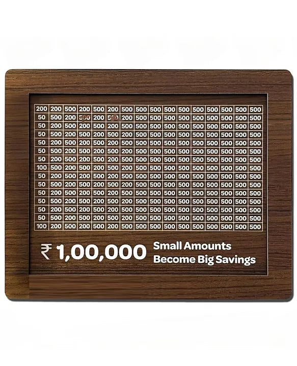 Wooden Money Piggy Bank, Money Box, Coin Box with Carved Design for Kids Children, Savings Challenge Box, Cashbox, Cash Vault Wooden Savings Box, Wooden Coin Box For Kids Wooden Money Bank Kids Toys