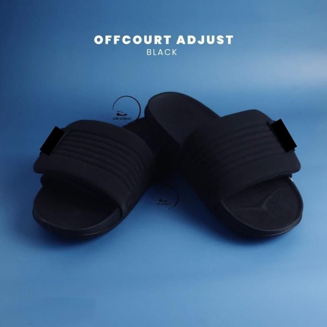 Men’s Comfortable Black Slide Sandals – Anti-Slip Casual Slippers