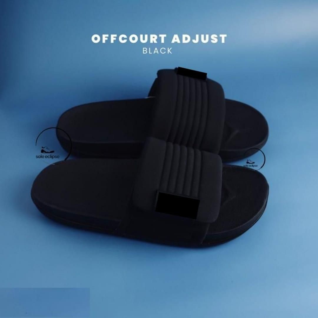 Men’s Comfortable Black Slide Sandals – Anti-Slip Casual Slippers