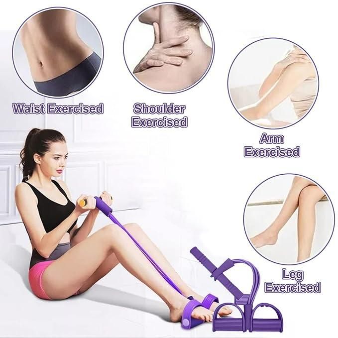 Pedal Resistance Band for Home Workout and Fitness