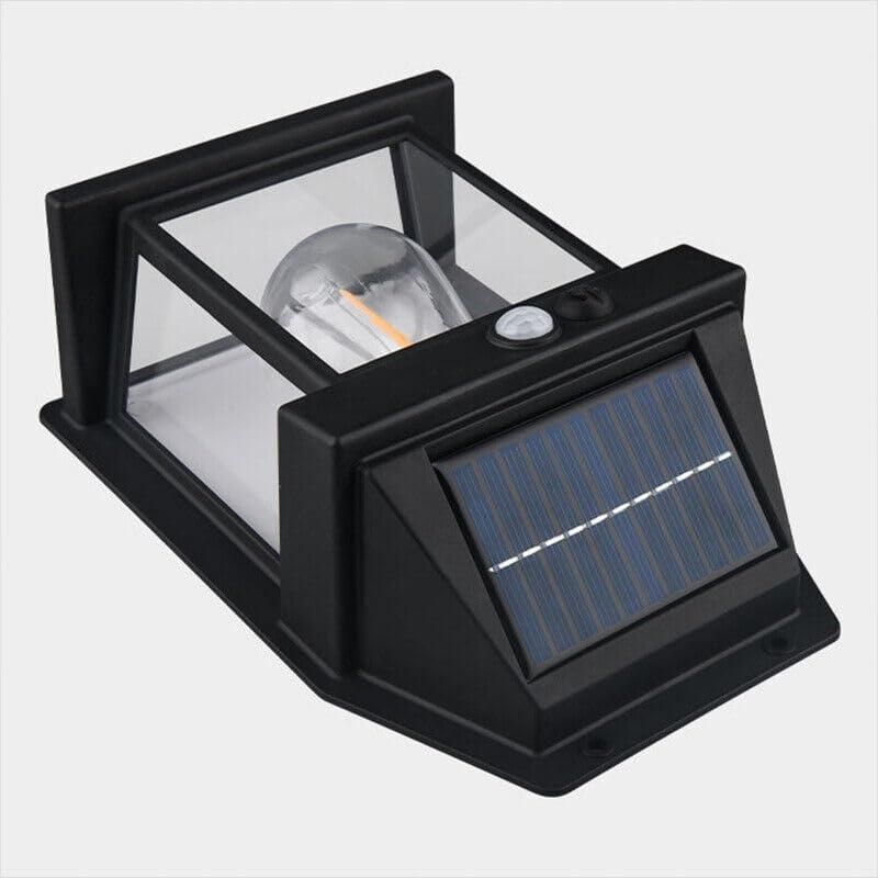 Solar Wall Light with Motion Sensor – Outdoor Waterproof LED Garden Lamp