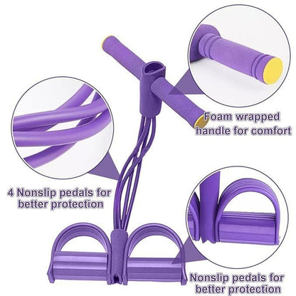 Pedal Resistance Band for Home Workout and Fitness