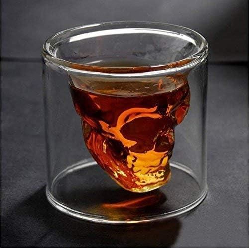 Skull Head Double Wall Glass