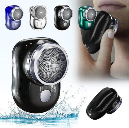 Mini Portable Electric Shaver – Waterproof USB Rechargeable Beard Trimmer