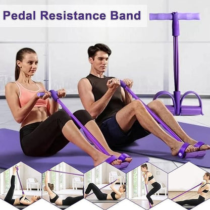 Pedal Resistance Band for Home Workout and Fitness