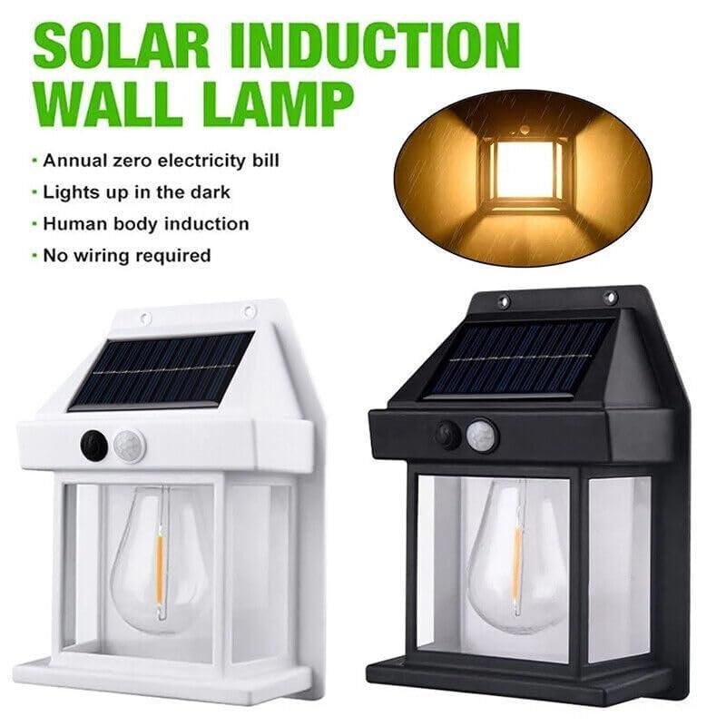 Solar Wall Light with Motion Sensor – Outdoor Waterproof LED Garden Lamp
