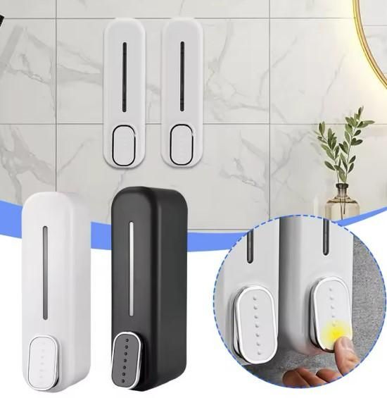 Modern Wall-Mounted Soap & Sanitizer Dispenser
