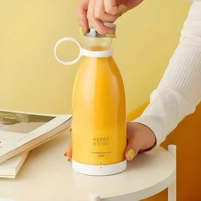 Portable USB Rechargeable Blender Bottle - Fresh Juice Smoothie Maker